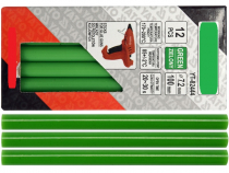 Термоклей для пистолета 7.2х100 мм зеленый (12 шт)