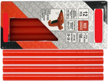 Термоклей (EVA) для пистолета 7.2х100 мм красный (12 шт)