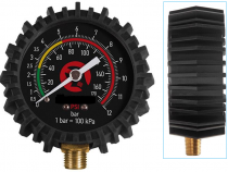 Манометр радиальный 12 бар для пистолета подкачки 1/8