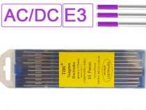 Фиолетовый вольфрам со смесью оксидов 4мм E-3 для AC/DC