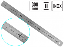 Измерительная металлическая линейка PRO 30см