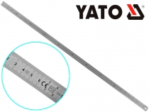 Линейка слесарная нержавеющая 1 метр Yato YT-70724