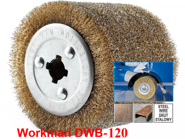 Проволочная щетка барабан Workman DWB-120 фото 1