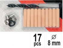 Набор для соединений на шкантах 8 мм (17 шт)