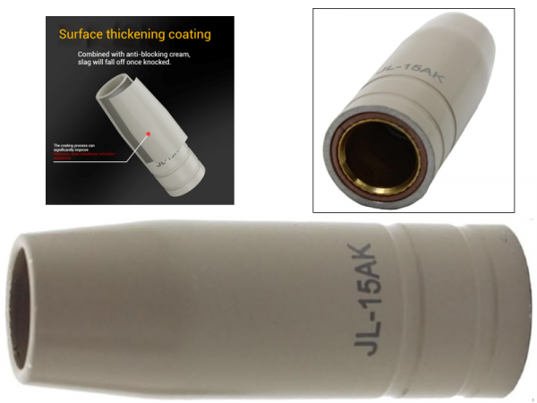 Сопло сварочное с керамическим покрытием для горелки MB-15AK фото 1