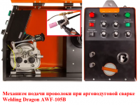 Механизм подачи проволоки на аргоновую горелку Welding Dragon AWF-105B фото 2