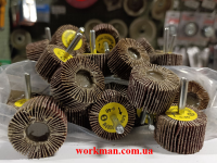 Круг лепестковый для дрели WorkMan FW-40х25 P60 фото 2