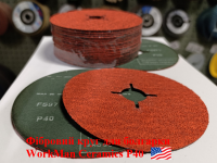 Фибровый диск WorkMan Ceramic P40 фото 2