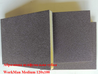 Шлифовальная губка WorkMan Medium 120х100 фото 2