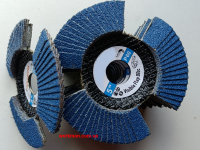 Лепестковый круг для нержавейки WorkMan Slotted 125-Р60 фото 2