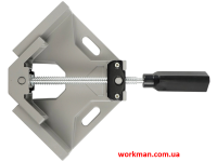 Алюминиевая угловая струбцина WorkMan Al 70мм фото 6
