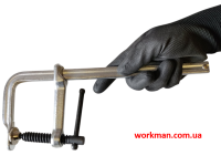 Струбцина F-образная кованая WorkMan Screw 80х200 мм фото 2