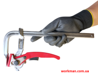 Струбцина быстрозажимная рычажная WorkMan Lever 80х200 мм фото 2