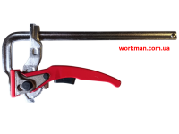 Струбцина быстрозажимная рычажная WorkMan Lever 80х200 мм фото 3