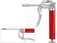 Шприц пистолетный для смазки 120 см³ (20 МПа) с жесткой трубкой фото 2