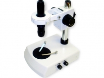 Монокулярный зум-микроскоп со стереоэффектом