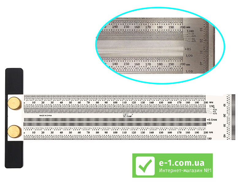 Разметочная Т-образная линейка INCRA с отверстиями купить в E-1