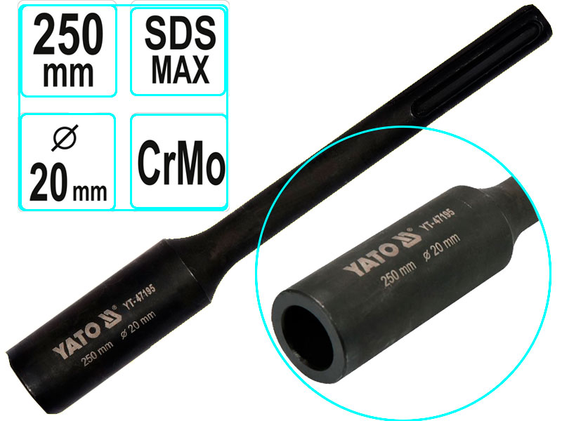 Насадка под перфоратор SDS-Max для забивания штырей Yato купить в E-1