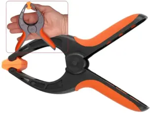 Пружинная струбцина 150 мм WorkMan Nylon для быстрой фиксации