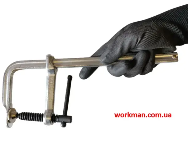 Струбцина F-подібна кована WorkMan Screw 80х200 мм