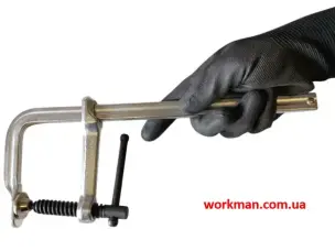 Струбцина F-подібна кована WorkMan Screw 80х200 мм