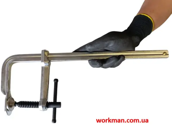 Струбцина F-подібна кована WorkMan Screw 100х300 мм