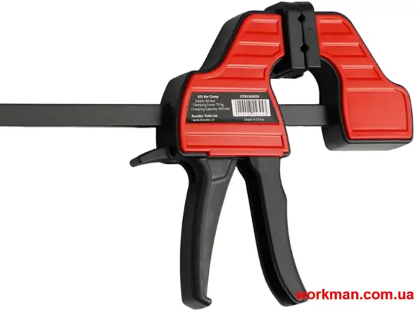 Струбцина швидкозатискна WorkMan Shape Quick 450x60 мм