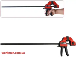 Струбцина швидкозатискна WorkMan Shape Quick 450x60 мм