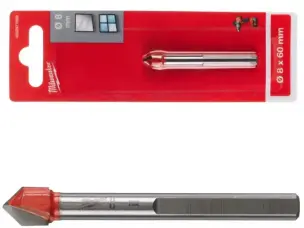 Сверло для плитки и стекла Milwaukee 8х60 мм с 3-гранным хвостовиком