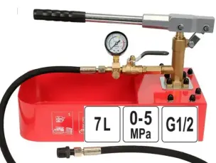 Насос для опрессовки системы отопления 5MPa 7L
