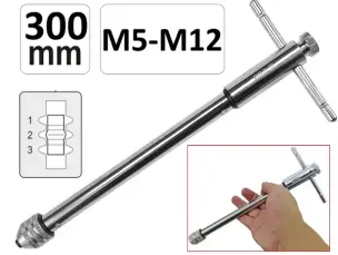 Вороток для метчиков удлиненный M5-M12 300 мм