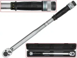 Ключ динамометрический щелчковый 1/2″ CrV 40-210 Нм