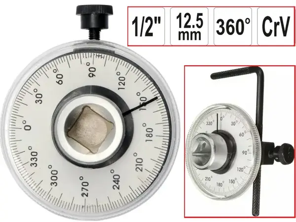Угломер 1/2″ для затяжки болтов ГБЦ (динамометрический ключ)