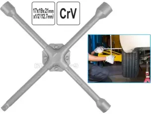 Баллонный крестовой ключ CrV 17х19х21х1/2″
