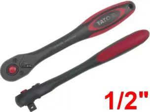 Ключ тріскачка вигнутий 1/2'' Yato YT-0295