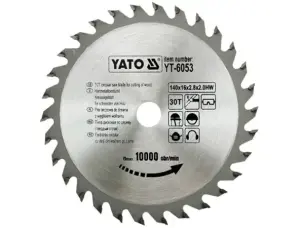 Пильный диск по дереву Yato 140х30х16зубов