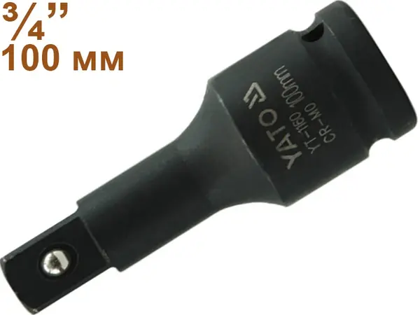 Ударный удлинитель для торцевых головок Yato 3/4'' 100мм