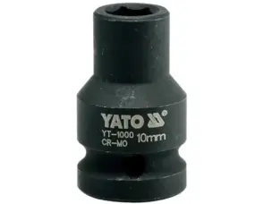 Головка торцевая ударная 1/2'' 10мм шестигранная Yato YT-1000