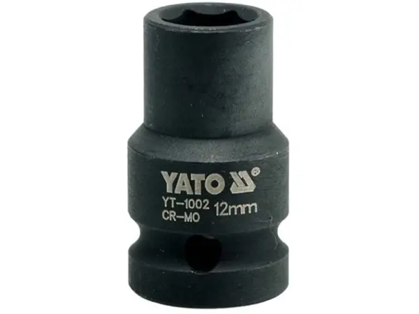 Головка торцевая ударная 1/2'' 12мм шестигранная Yato YT-1002