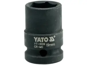 Головка торцевая ударная 1/2'' 19мм шестигранная Yato YT-1009