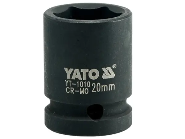 Головка торцевая ударная 1/2'' 20мм шестигранная Yato YT-1010