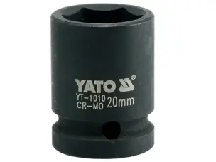Головка торцевая ударная 1/2'' 20мм шестигранная Yato YT-1010