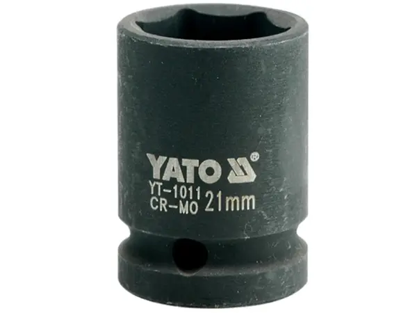 Головка торцевая ударная 1/2'' 21мм шестигранная Yato YT-1011