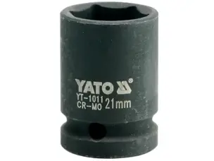 Головка торцевая ударная 1/2'' 21мм шестигранная Yato YT-1011
