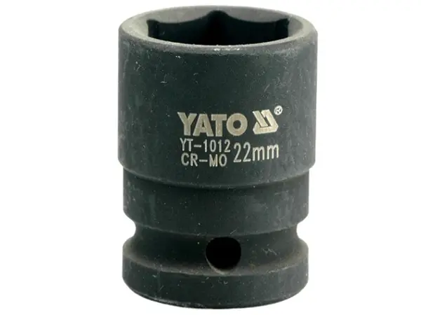 Головка торцевая ударная 1/2'' 22мм шестигранная Yato YT-1012