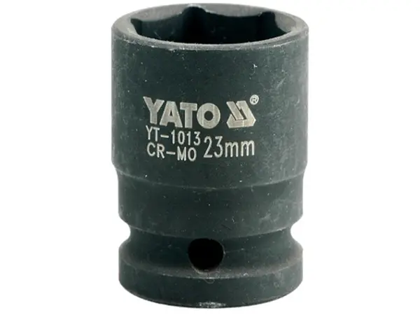 Головка торцевая ударная 1/2'' 23мм шестигранная Yato YT-1013