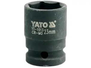 Головка торцевая ударная 1/2'' 23мм шестигранная Yato YT-1013