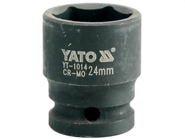 Головка торцевая ударная 1/2'' 24мм шестигранная Yato YT-1014