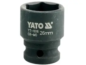 Головка торцевая ударная 1/2'' 26мм шестигранная Yato YT-1016