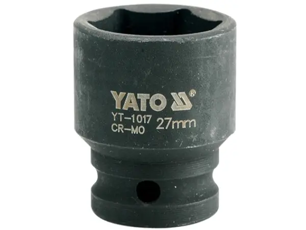 Головка торцевая ударная 1/2'' 27мм шестигранная Yato YT-1017